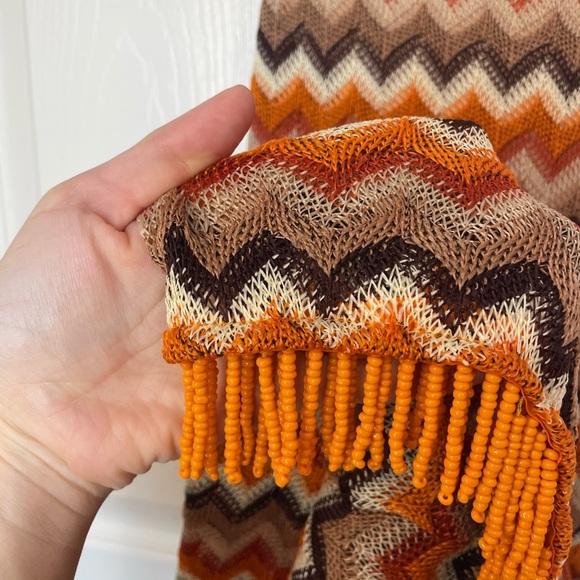 House of Harlow 1960 X Revolve Missy Dress in Rusty Chevron - Picture 4 of 6